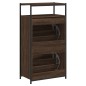 vidaXL Schuhschrank Braun Eichen-Optik 60x34x112 cm Holzwerkstoff vidaXL Schuhschrank Braun Eichen-Optik 60x34x112 cm Holzwerkstoff