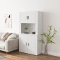 vidaXL Highboard Weiß Holzwerkstoff vidaXL Highboard Weiß Holzwerkstoff