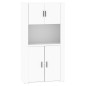 vidaXL Highboard Weiß Holzwerkstoff vidaXL Highboard Weiß Holzwerkstoff