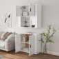 vidaXL Highboard Weiß Holzwerkstoff vidaXL Highboard Weiß Holzwerkstoff