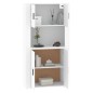 vidaXL Highboard Weiß Holzwerkstoff vidaXL Highboard Weiß Holzwerkstoff