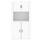 vidaXL Highboard Weiß Holzwerkstoff vidaXL Highboard Weiß Holzwerkstoff