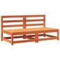 vidaXL Gartensofas ohne Armlehnen 2 Stk. Wachsbraun Massivholz Kiefer vidaXL Gartensofas ohne Armlehnen 2 Stk. Wachsbraun Massivholz Kiefer