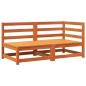 vidaXL Gartensofa 2-Sitzer Wachsbraun Massivholz Kiefer vidaXL Gartensofa 2-Sitzer Wachsbraun Massivholz Kiefer