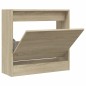 vidaXL Schuhregal Sonoma-Eiche 60x21x57 cm Holzwerkstoff vidaXL Schuhregal Sonoma-Eiche 60x21x57 cm Holzwerkstoff