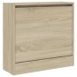 vidaXL Schuhregal Sonoma-Eiche 60x21x57 cm Holzwerkstoff vidaXL Schuhregal Sonoma-Eiche 60x21x57 cm Holzwerkstoff