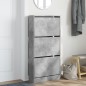 vidaXL Schuhschrank Betongrau 60x21x125,5 cm Holzwerkstoff vidaXL Schuhschrank Betongrau 60x21x125,5 cm Holzwerkstoff