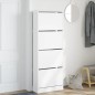 vidaXL Schuhschrank Weiß 60x21x163,5 cm Holzwerkstoff vidaXL Schuhschrank Weiß 60x21x163,5 cm Holzwerkstoff