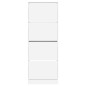 vidaXL Schuhschrank Weiß 60x21x163,5 cm Holzwerkstoff vidaXL Schuhschrank Weiß 60x21x163,5 cm Holzwerkstoff