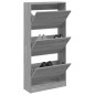vidaXL Schuhschrank Grau Sonoma 60x21x125,5 cm Holzwerkstoff vidaXL Schuhschrank Grau Sonoma 60x21x125,5 cm Holzwerkstoff
