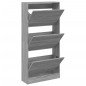 vidaXL Schuhschrank Grau Sonoma 60x21x125,5 cm Holzwerkstoff vidaXL Schuhschrank Grau Sonoma 60x21x125,5 cm Holzwerkstoff