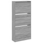 vidaXL Schuhschrank Grau Sonoma 60x21x125,5 cm Holzwerkstoff vidaXL Schuhschrank Grau Sonoma 60x21x125,5 cm Holzwerkstoff
