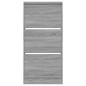 vidaXL Schuhschrank Grau Sonoma 60x21x125,5 cm Holzwerkstoff vidaXL Schuhschrank Grau Sonoma 60x21x125,5 cm Holzwerkstoff