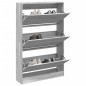 vidaXL Schuhschrank Grau Sonoma 80x21x125,5 cm Holzwerkstoff vidaXL Schuhschrank Grau Sonoma 80x21x125,5 cm Holzwerkstoff