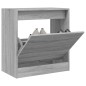 vidaXL Schuhschrank Grau Sonoma 60x34x63,5 cm Holzwerkstoff vidaXL Schuhschrank Grau Sonoma 60x34x63,5 cm Holzwerkstoff