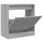 vidaXL Schuhschrank Grau Sonoma 60x34x63,5 cm Holzwerkstoff vidaXL Schuhschrank Grau Sonoma 60x34x63,5 cm Holzwerkstoff