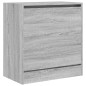 vidaXL Schuhschrank Grau Sonoma 60x34x63,5 cm Holzwerkstoff vidaXL Schuhschrank Grau Sonoma 60x34x63,5 cm Holzwerkstoff