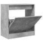 vidaXL Schuhschrank Betongrau 60x34x63,5 cm Holzwerkstoff vidaXL Schuhschrank Betongrau 60x34x63,5 cm Holzwerkstoff