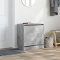 vidaXL Schuhschrank Betongrau 60x34x63,5 cm Holzwerkstoff vidaXL Schuhschrank Betongrau 60x34x63,5 cm Holzwerkstoff
