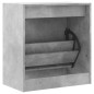 vidaXL Schuhschrank Betongrau 60x34x63,5 cm Holzwerkstoff vidaXL Schuhschrank Betongrau 60x34x63,5 cm Holzwerkstoff
