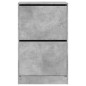 vidaXL Schuhschrank Betongrau 60x34x96,5 cm Holzwerkstoff vidaXL Schuhschrank Betongrau 60x34x96,5 cm Holzwerkstoff