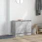 vidaXL Schuhschrank Betongrau 80x34x63 cm Holzwerkstoff vidaXL Schuhschrank Betongrau 80x34x63 cm Holzwerkstoff