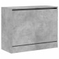 vidaXL Schuhschrank Betongrau 80x34x63 cm Holzwerkstoff vidaXL Schuhschrank Betongrau 80x34x63 cm Holzwerkstoff