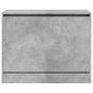 vidaXL Schuhschrank Betongrau 80x34x63 cm Holzwerkstoff vidaXL Schuhschrank Betongrau 80x34x63 cm Holzwerkstoff
