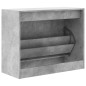 vidaXL Schuhschrank Betongrau 80x34x63 cm Holzwerkstoff vidaXL Schuhschrank Betongrau 80x34x63 cm Holzwerkstoff
