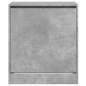 vidaXL Schuhschrank Betongrau 60x42x69 cm Holzwerkstoff vidaXL Schuhschrank Betongrau 60x42x69 cm Holzwerkstoff