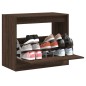 vidaXL Schuhschrank Braun Eichen-Optik 80x42x69 cm Holzwerkstoff vidaXL Schuhschrank Braun Eichen-Optik 80x42x69 cm Holzwerkstoff