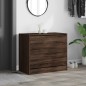 vidaXL Schuhschrank Braun Eichen-Optik 80x42x69 cm Holzwerkstoff vidaXL Schuhschrank Braun Eichen-Optik 80x42x69 cm Holzwerkstoff