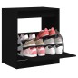 vidaXL Schuhschrank Schwarz 60x42x69 cm Holzwerkstoff vidaXL Schuhschrank Schwarz 60x42x69 cm Holzwerkstoff