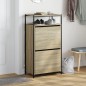 vidaXL Schuhschrank Sonoma-Eiche 60x34x112 cm Holzwerkstoff vidaXL Schuhschrank Sonoma-Eiche 60x34x112 cm Holzwerkstoff