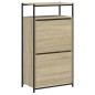 vidaXL Schuhschrank Sonoma-Eiche 60x34x112 cm Holzwerkstoff vidaXL Schuhschrank Sonoma-Eiche 60x34x112 cm Holzwerkstoff
