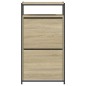 vidaXL Schuhschrank Sonoma-Eiche 60x34x112 cm Holzwerkstoff vidaXL Schuhschrank Sonoma-Eiche 60x34x112 cm Holzwerkstoff