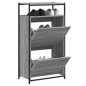 vidaXL Schuhschrank Grau Sonoma 60x34x112 cm Holzwerkstoff vidaXL Schuhschrank Grau Sonoma 60x34x112 cm Holzwerkstoff