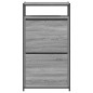 vidaXL Schuhschrank Grau Sonoma 60x34x112 cm Holzwerkstoff vidaXL Schuhschrank Grau Sonoma 60x34x112 cm Holzwerkstoff