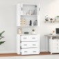 vidaXL Highboard Weiß Holzwerkstoff vidaXL Highboard Weiß Holzwerkstoff
