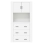 vidaXL Highboard Weiß Holzwerkstoff vidaXL Highboard Weiß Holzwerkstoff