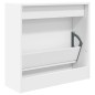 vidaXL Schuhschrank Weiß 60x21x57 cm Holzwerkstoff vidaXL Schuhschrank Weiß 60x21x57 cm Holzwerkstoff