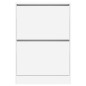 vidaXL Schuhschrank Weiß 60x21x87,5 cm Holzwerkstoff vidaXL Schuhschrank Weiß 60x21x87,5 cm Holzwerkstoff