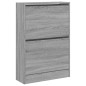 vidaXL Schuhschrank Grau Sonoma 60x21x87,5 cm Holzwerkstoff vidaXL Schuhschrank Grau Sonoma 60x21x87,5 cm Holzwerkstoff