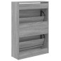vidaXL Schuhschrank Grau Sonoma 60x21x87,5 cm Holzwerkstoff vidaXL Schuhschrank Grau Sonoma 60x21x87,5 cm Holzwerkstoff