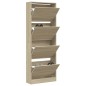 vidaXL Schuhschrank Sonoma-Eiche 60x21x163,5 cm Holzwerkstoff vidaXL Schuhschrank Sonoma-Eiche 60x21x163,5 cm Holzwerkstoff