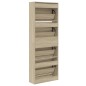 vidaXL Schuhschrank Sonoma-Eiche 60x21x163,5 cm Holzwerkstoff vidaXL Schuhschrank Sonoma-Eiche 60x21x163,5 cm Holzwerkstoff