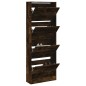 vidaXL Schuhschrank Räuchereiche 60x21x163,5 cm Holzwerkstoff vidaXL Schuhschrank Räuchereiche 60x21x163,5 cm Holzwerkstoff