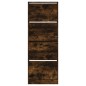 vidaXL Schuhschrank Räuchereiche 60x21x163,5 cm Holzwerkstoff vidaXL Schuhschrank Räuchereiche 60x21x163,5 cm Holzwerkstoff