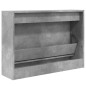 vidaXL Schuhschrank Betongrau 80x21x57 cm Holzwerkstoff vidaXL Schuhschrank Betongrau 80x21x57 cm Holzwerkstoff