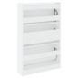 vidaXL Schuhschrank Weiß 80x21x125,5 cm Holzwerkstoff vidaXL Schuhschrank Weiß 80x21x125,5 cm Holzwerkstoff